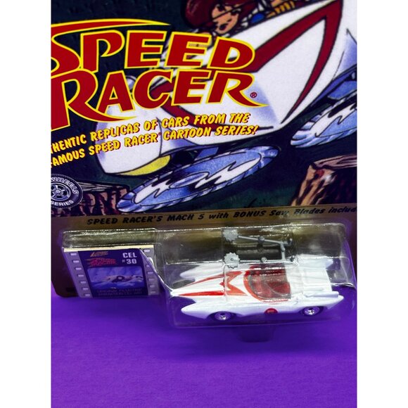 Johnny Lightning Speed Racer Mac 5 CEL 4 Film Strip Playing Mantis 351-00 1997 - Picture 3 of 8